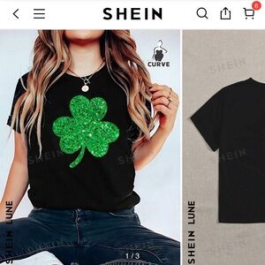 New never worn 3 leaf clover shirt